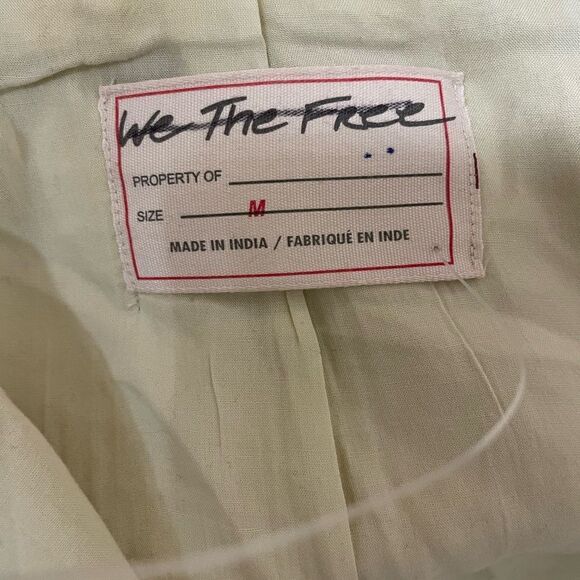 New Free People 
Rebel Rebel Knit Moto Jacket in Vanilla Creme Knit Moto  M - Picture 10 of 13